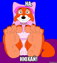 на, нюхай!