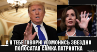  а я тебе говорю угомонись звездно полосатая самка патриотка