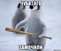 чубатого замочили