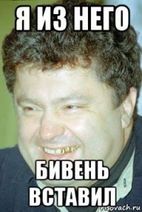 я из него бивень вставил