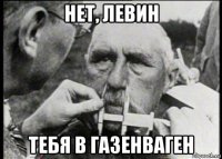 нет, левин тебя в газенваген