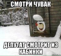 смотри чувак депутат смотрит из кабинки