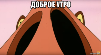 доброе утро 