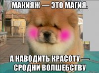 макияж — это магия. а наводить красоту — сродни волшебству
