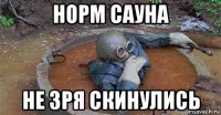 норм сауна не зря скинулись
