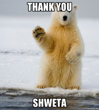 thank you shweta