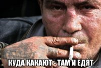  куда какают - там и едят