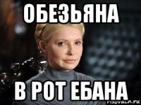 обезьяна в рот ебана