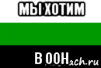 мы хотим в оон