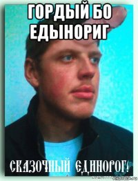 гордый бо едынориг 