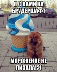 я с вами на брудершафт мороженое не лизала!?!