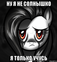 ну я не солнышко я только учусь
