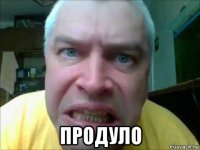  продуло