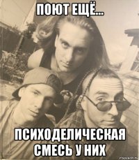 поют ещё... психоделическая смесь у них
