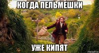 когда пельмешки уже кипят
