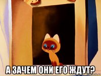  а зачем они его ждут?