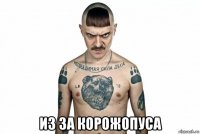  из за корожопуса