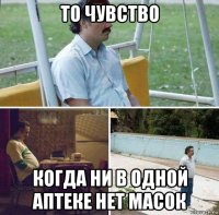 то чувство когда ни в одной аптеке нет масок
