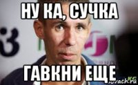 ну ка, сучка гавкни еще