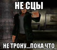 не сцы не трону...пока что