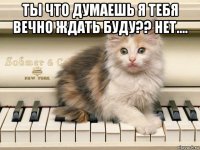 ты что думаешь я тебя вечно ждать буду?? нет.... 