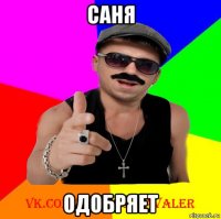 саня одобряет
