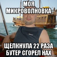 моя микроволновка щелкнула 22 раза бутер сгорел нах