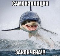 самоизоляция закончена!!!