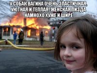 у собак вагина очень эластичная, уютная и теплая! женская пизда намнохо хуже и шире 