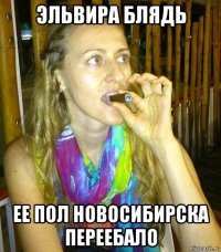эльвира блядь ее пол новосибирска переебало