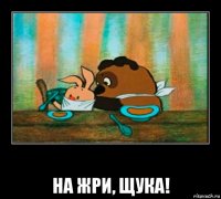  на жри, щука!