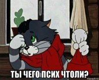  ты чего псих чтоли?