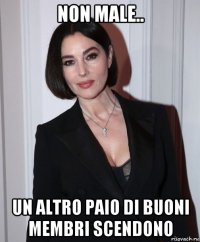 non male.. un altro paio di buoni membri scendono