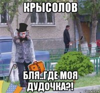 крысолов бля..где моя дудочка?!