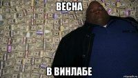 весна в винлабе