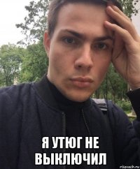  я утюг не выключил