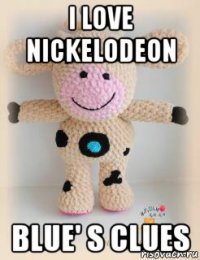 i love nickelodeon blue' s clues