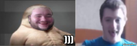  )))