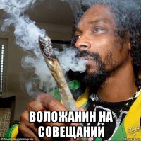  воложанин на совещании