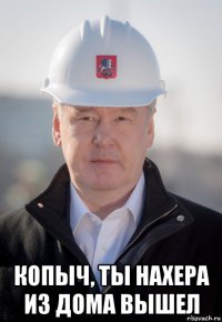  копыч, ты нахера из дома вышел
