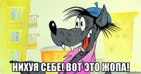  нихуя себе! вот это жопа!