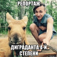 репортаж диграданта 4-й степени
