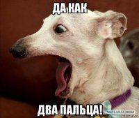 да как два пальца!