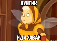 лунтик иди хавай