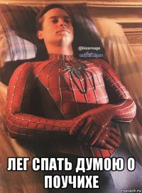  лег спать думою о поучихе