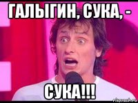 галыгин, сука, - сука!!!