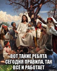  вот такие ребята сегодня правила, так всё и работает
