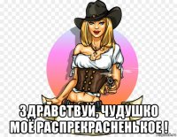 здравствуй, чудушко моё распрекрасненькое !