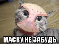  маску не забудь