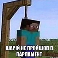  шарій не пройшов в парламент